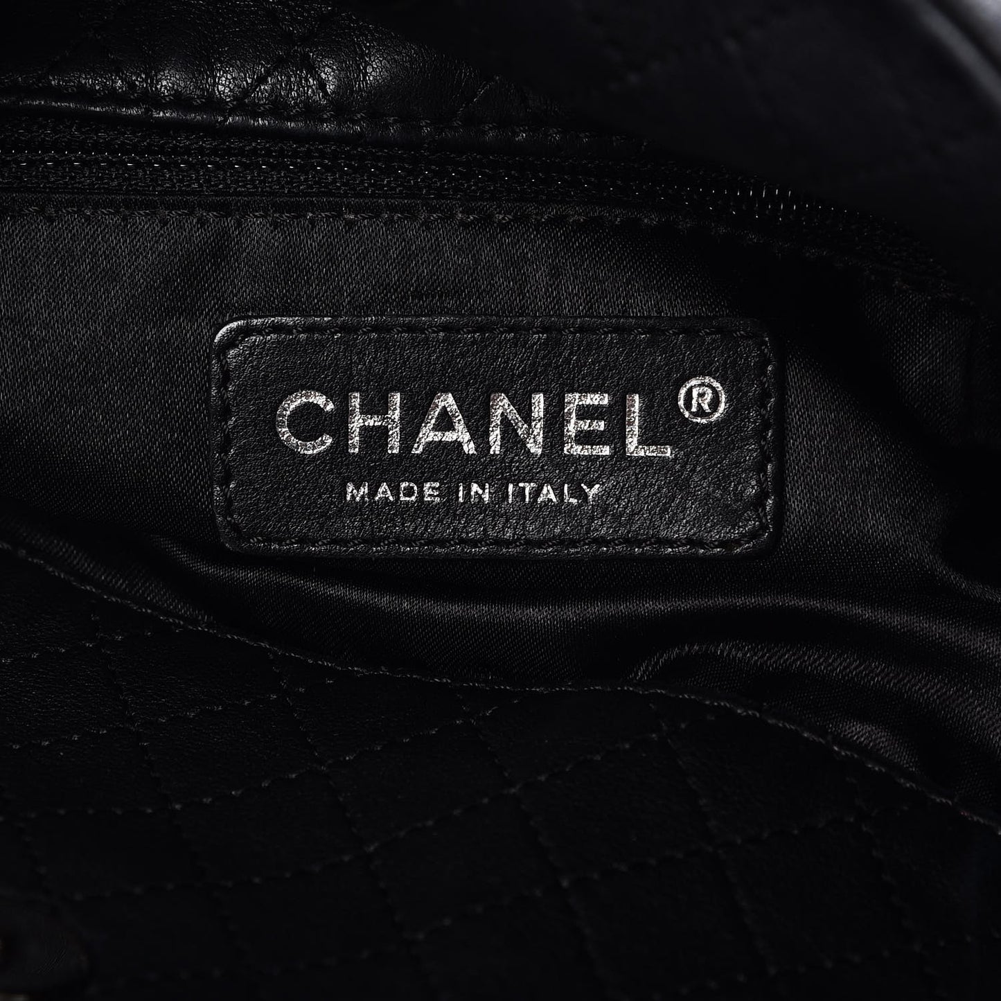 Lambskin Large Soft and Chain Hobo Black