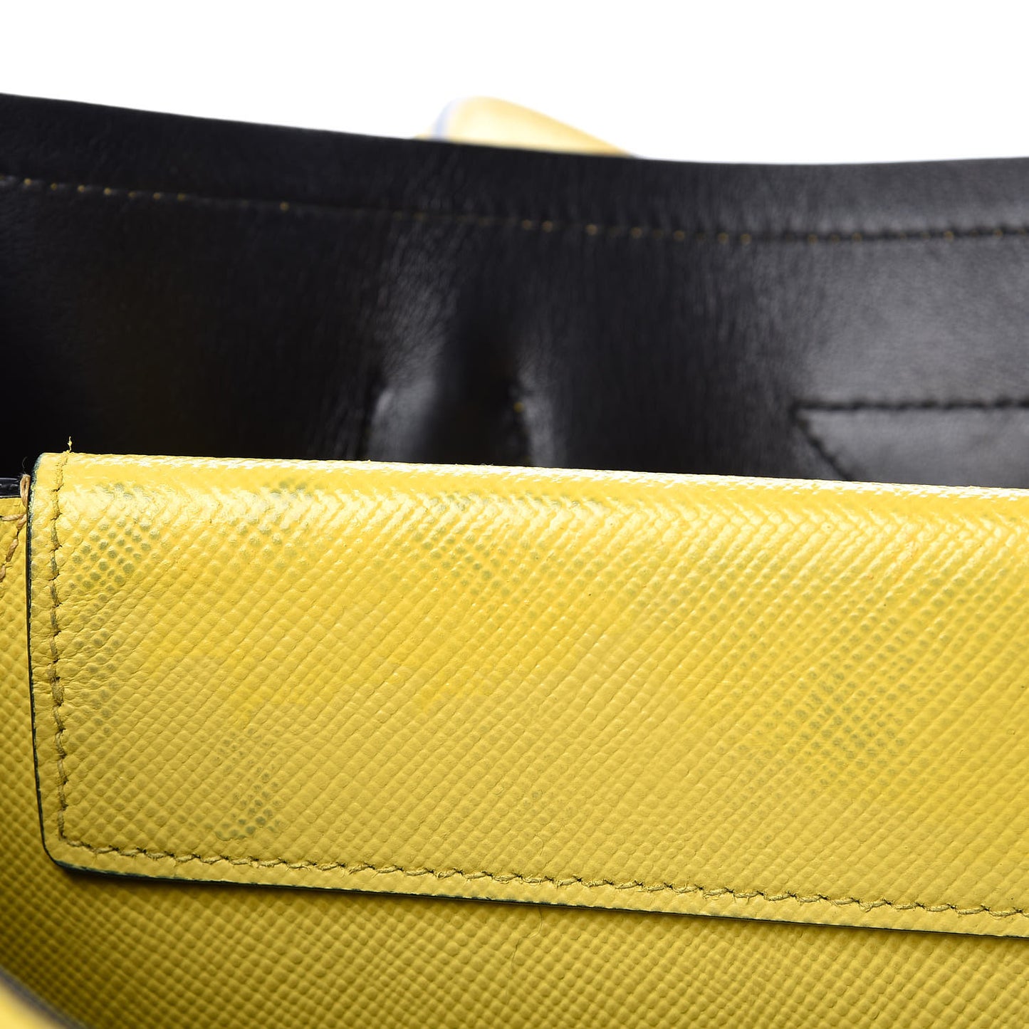 Saffiano Cuir Large Double Bag Girasole