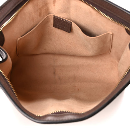 Gucci GG Supreme Monogram Web Ophidia Pouch Brown 5 of 12