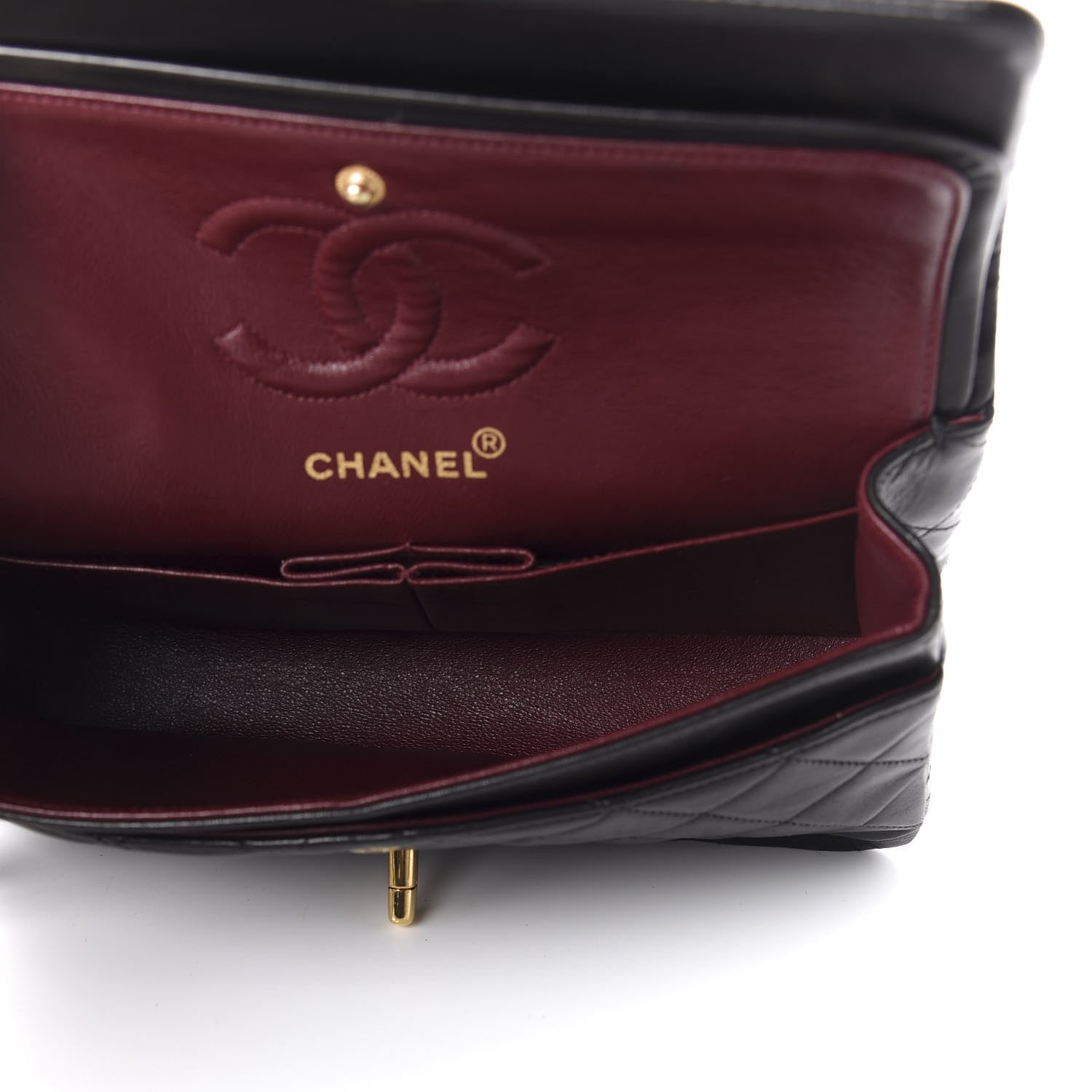 Chanel Lambskin Quilted Small Double Flap Black 5 of 13