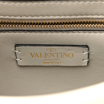 Valentino Garavani Nappa Medium Roman Stud Shoulder Bag Ivory 6 of 10