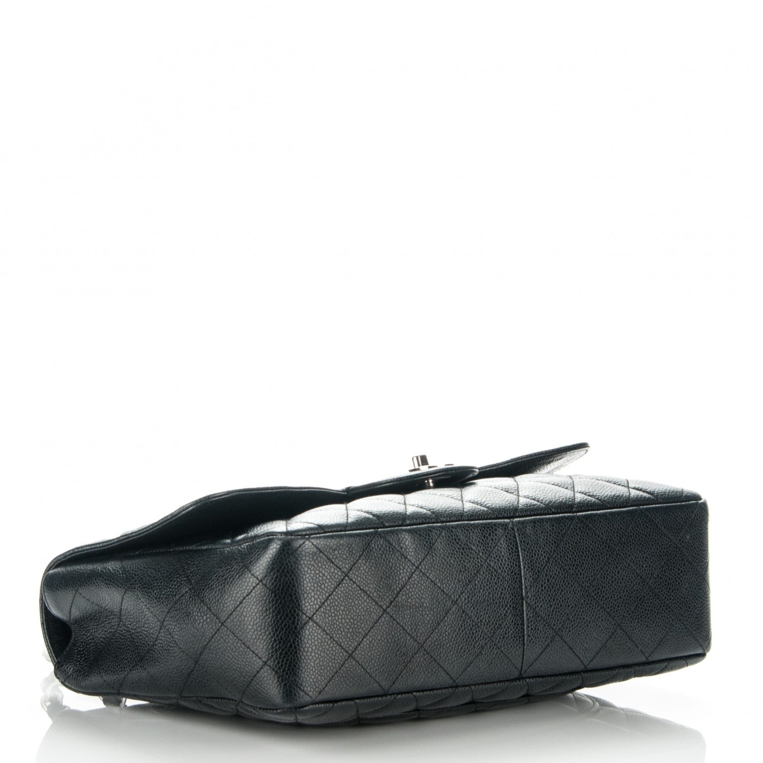 Chanel Caviar Quilted Jumbo Single Flap Black 4 of 7