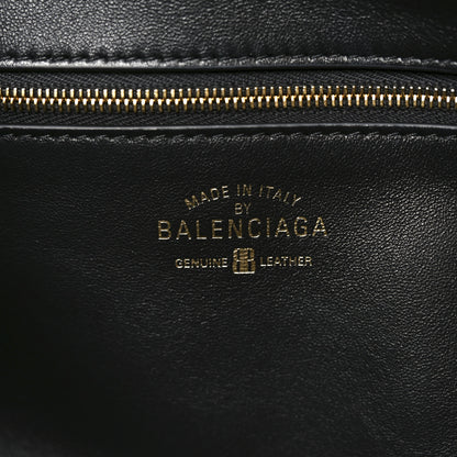 Balenciaga Grained Calfskin Medium Carrie Bowling Bag Black 6 of 9