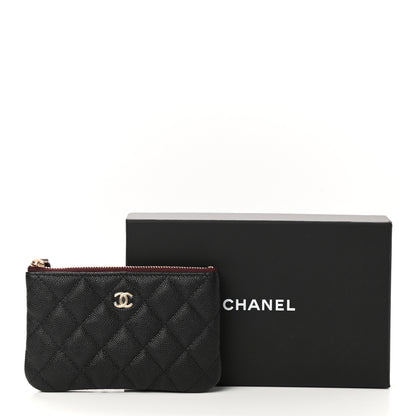 Chanel Caviar Quilted Small Cosmetic Case Black 8 of 8
