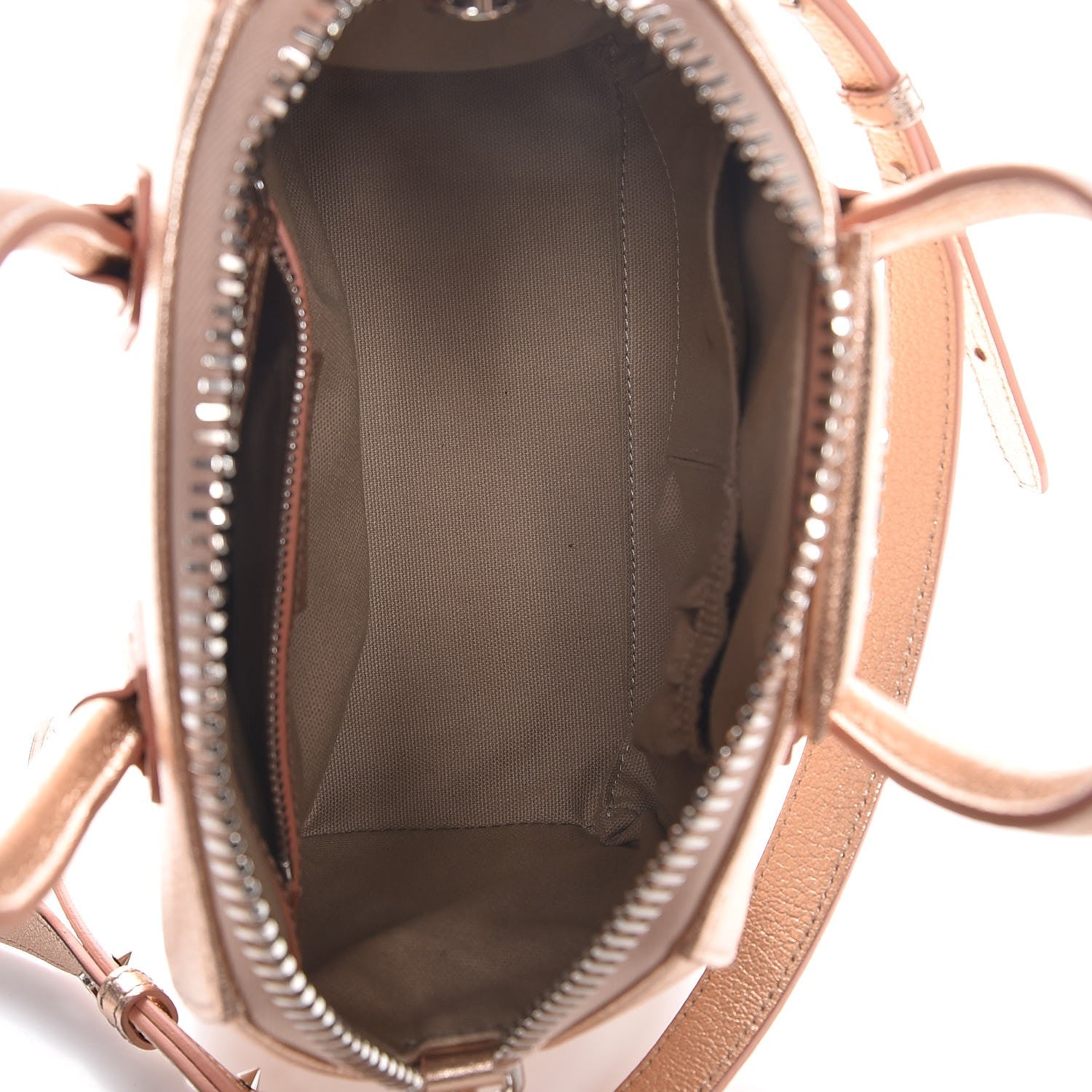 Givenchy Metallic Sugar Goatskin Mini Antigona Light Pink 5 of 7