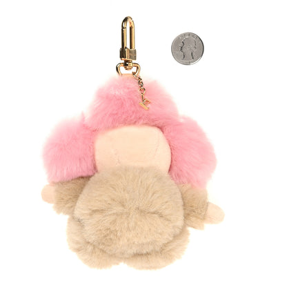 Louis Vuitton Fox Fur My Vivienne Bag Charm Pink 2 of 4
