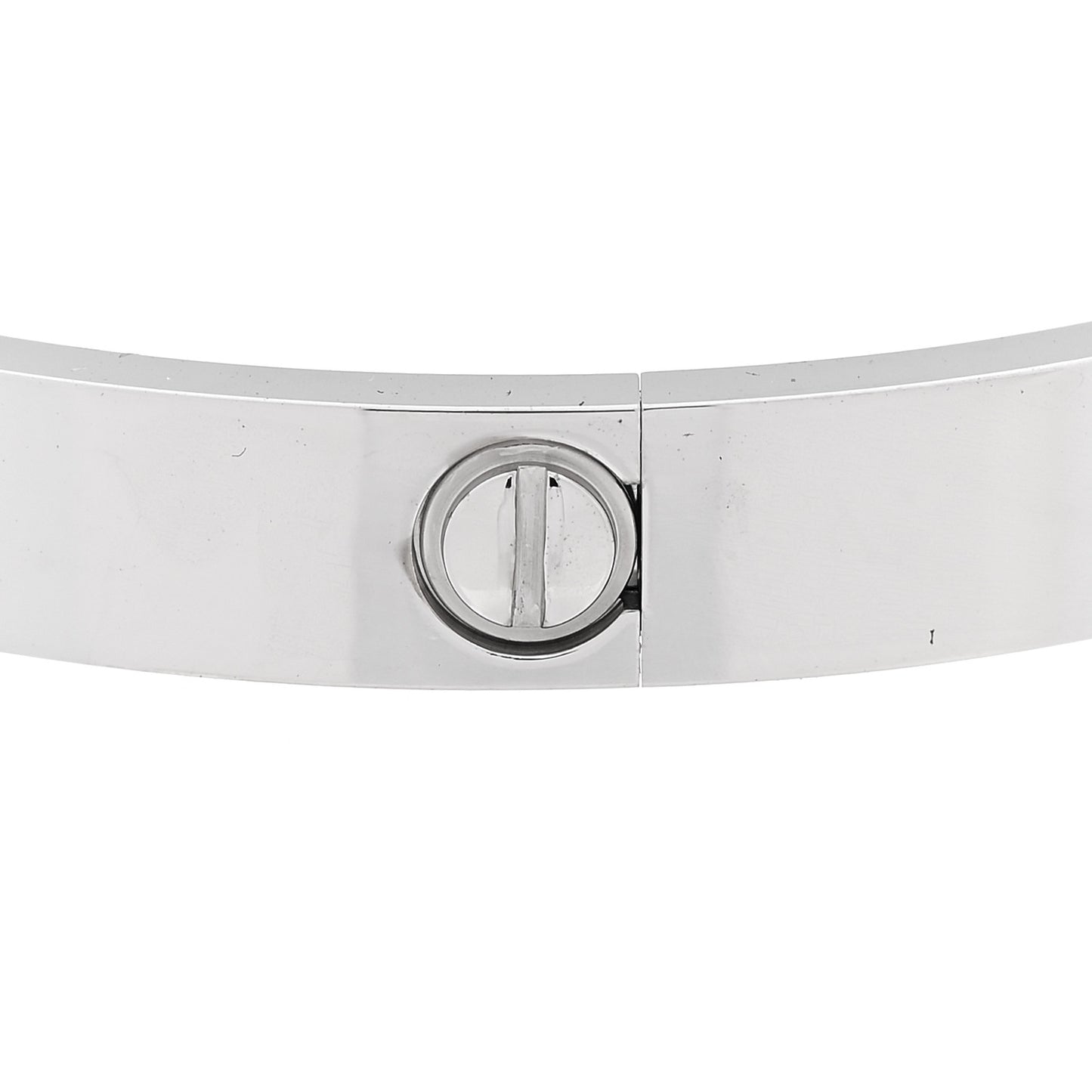 18K White Gold 4 Diamond Love Bracelet 18