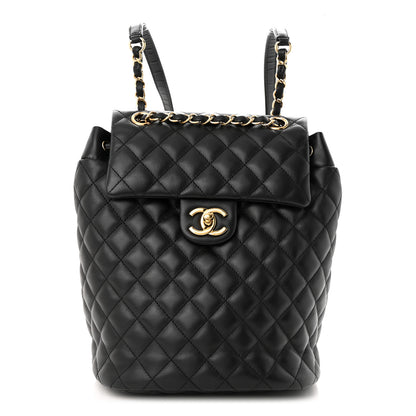 Chanel Lambskin Quilted Small Urban Spirit Backpack Black 1 of 11