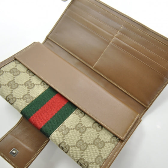 Monogram Signature Web Continental Wallet