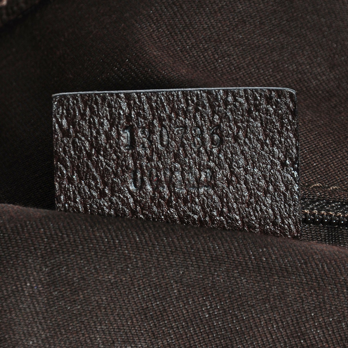 Monogram Medium Abbey Shoulder Bag Dark Brown
