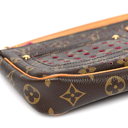 Louis Vuitton Monogram Perforated Pochette Accessories Bag Fuchsia 7 of 8