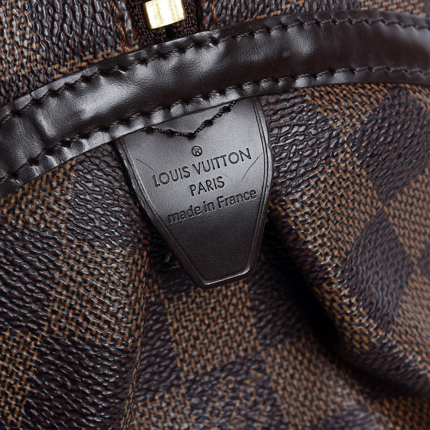 Louis Vuitton Damier Ebene Rivington GM 7 of 12