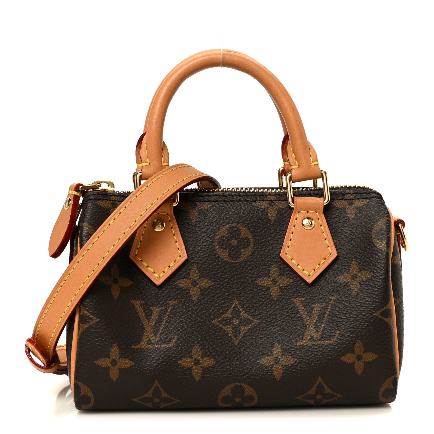 Louis Vuitton Monogram Nano Speedy Bandouliere 1 of 10