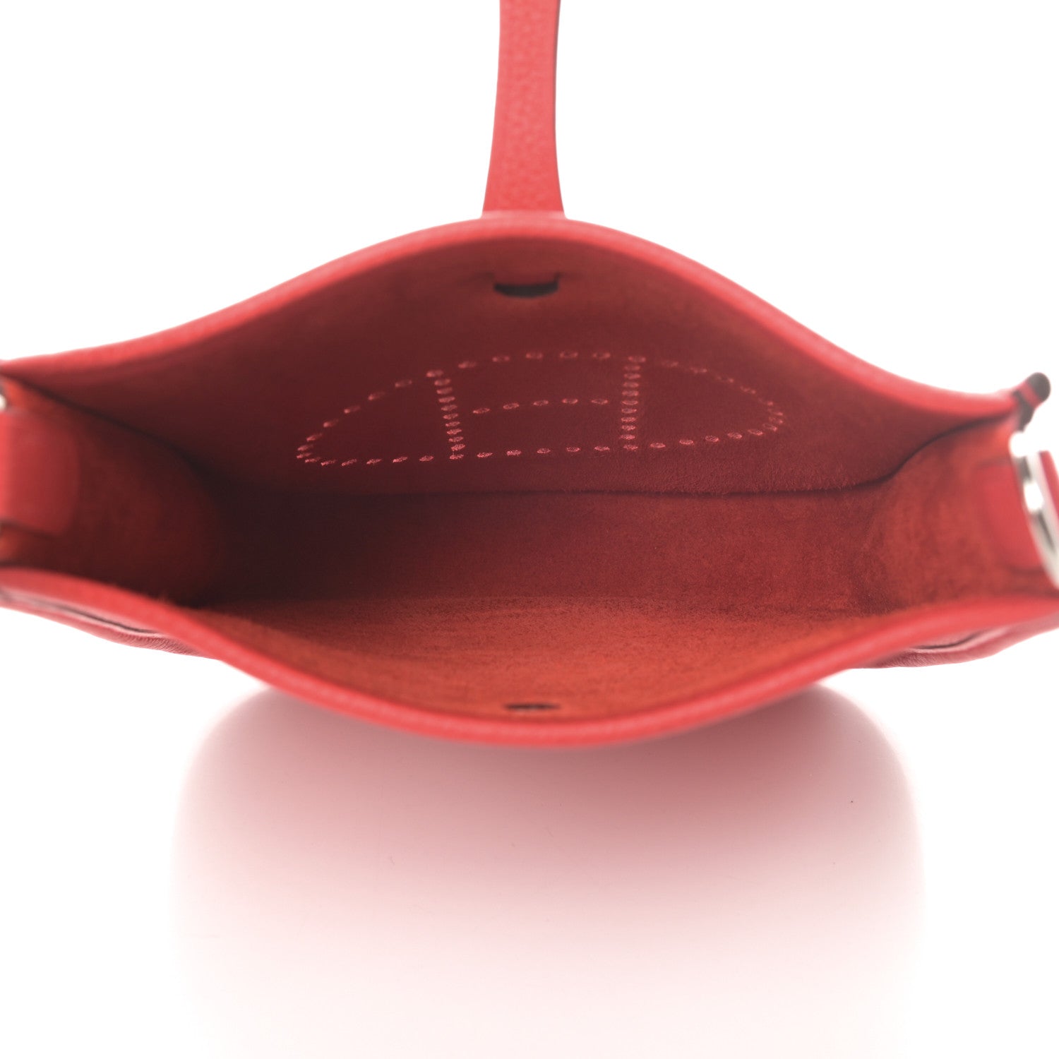 Hermes Taurillon Clemence Evelyne TPM Rouge De Coeur 5 of 11