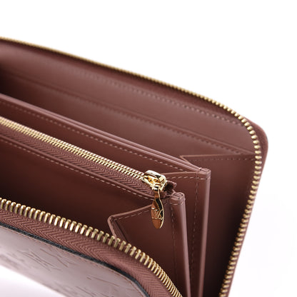 Louis Vuitton Vernis Zippy Wallet Rose Velours 7 of 10