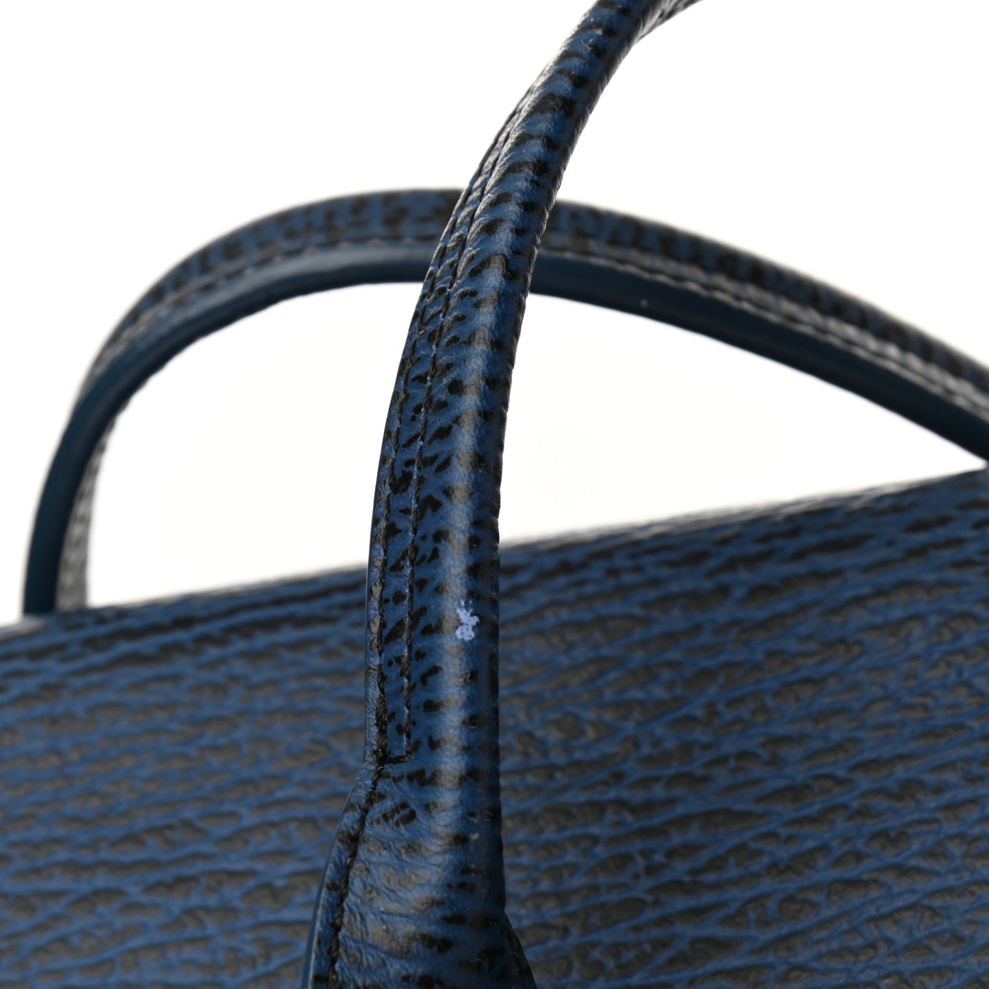 Textured Calfskin Large Pashli Satchel Ink