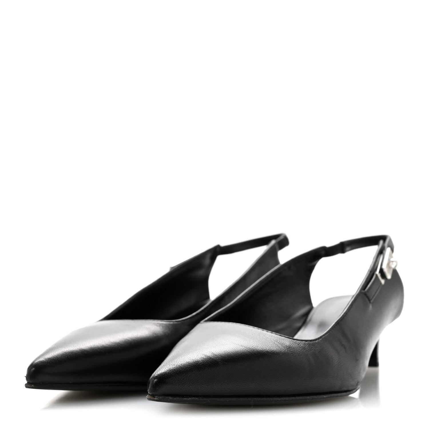 Hermes Nappa Lover 40 Pumps 38.5 Black 4 of 10