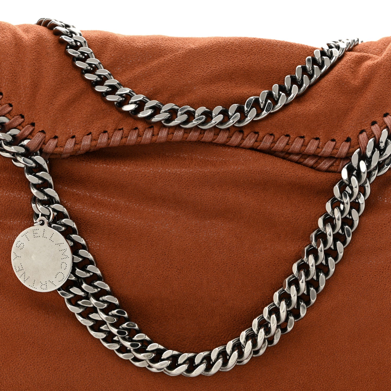 Stella McCartney Shaggy Deer Falabella Fold Over Tote Brandy 8 of 11