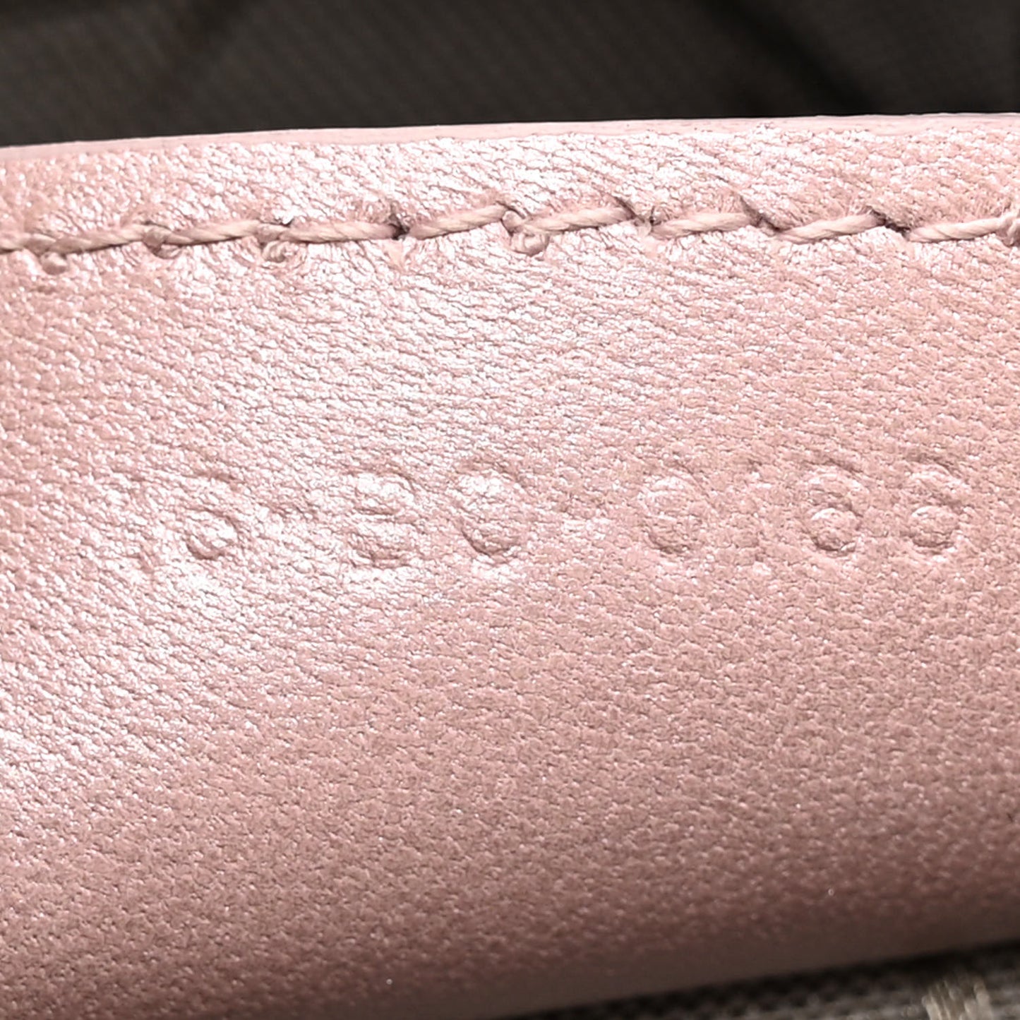 Pearly Lambskin Cannage Medium Lady Dior Lotus