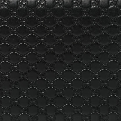 Gucci Microguccissima Zip Around Top Handle Travel Wallet Black 9 of 12