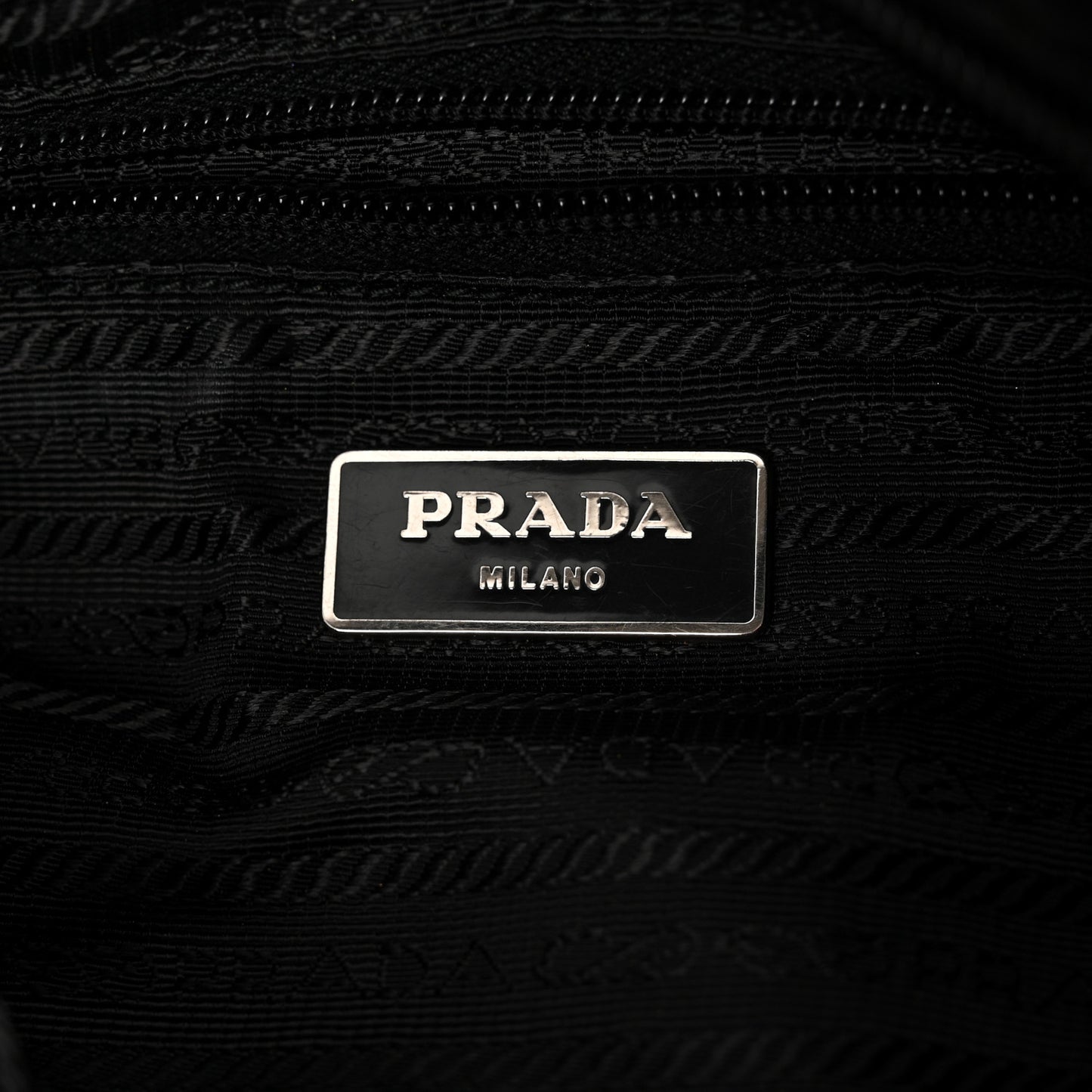 Tessuto Nylon Vela Messenger Bag Black