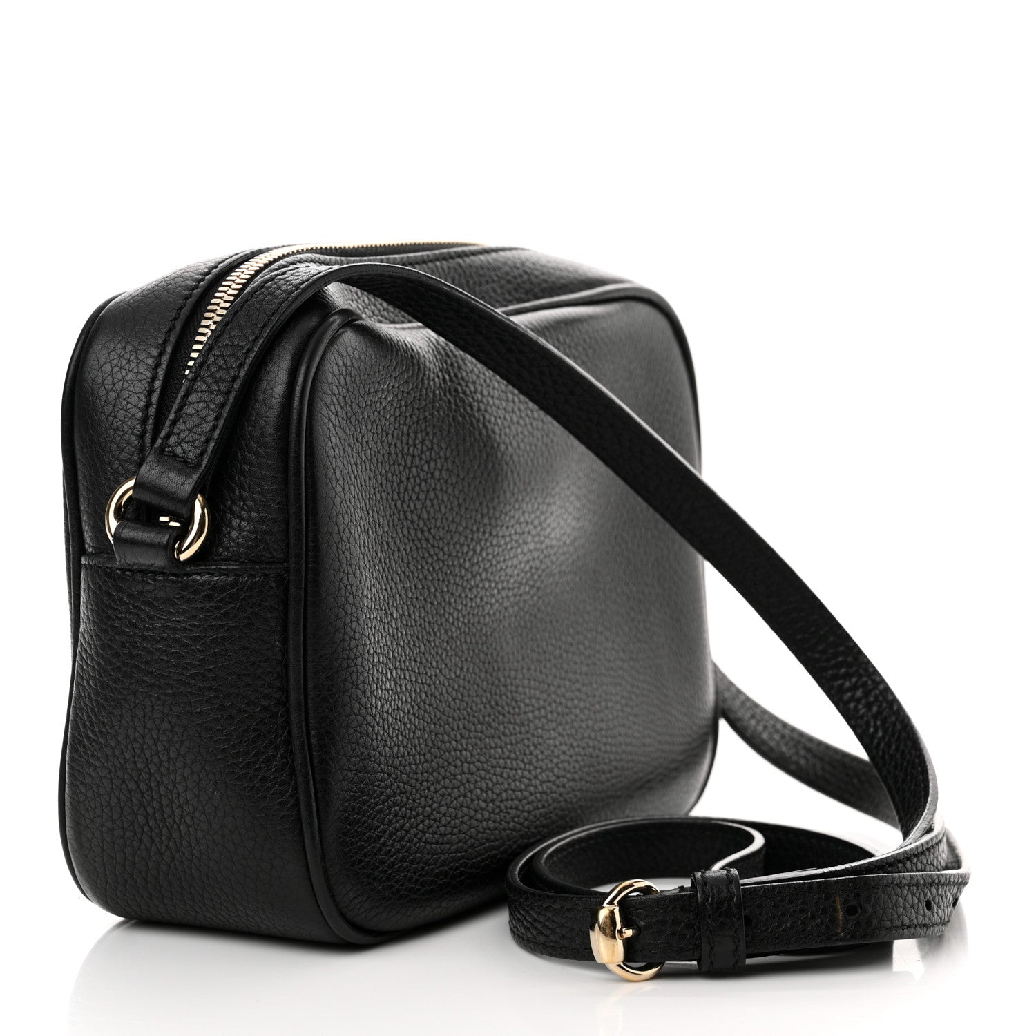 Gucci Pebbled Calfskin Small Soho Disco Bag Black 3 of 16