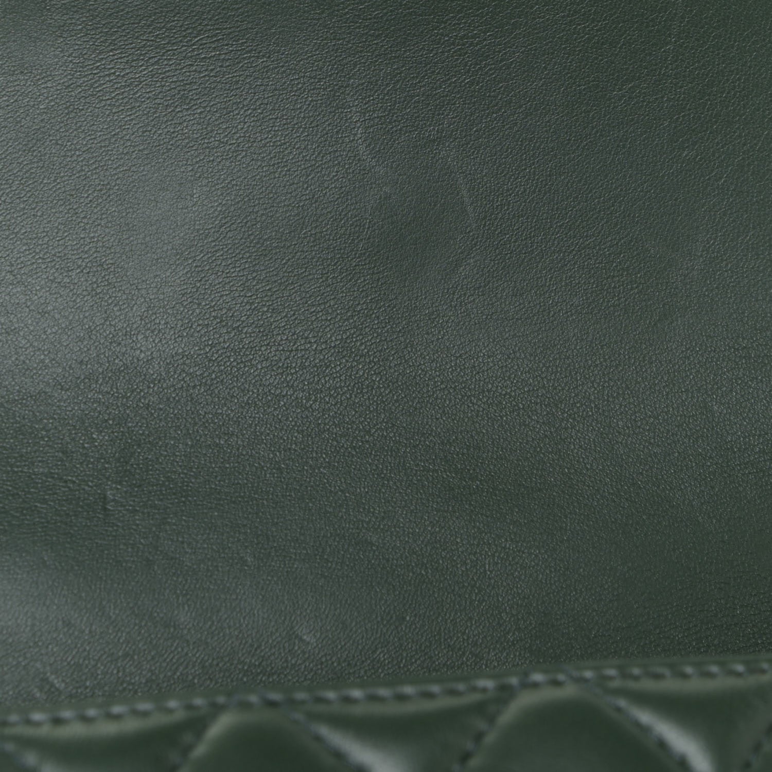 Chanel Lambskin Quilted Mini Rectangular Flap Green 12 of 15