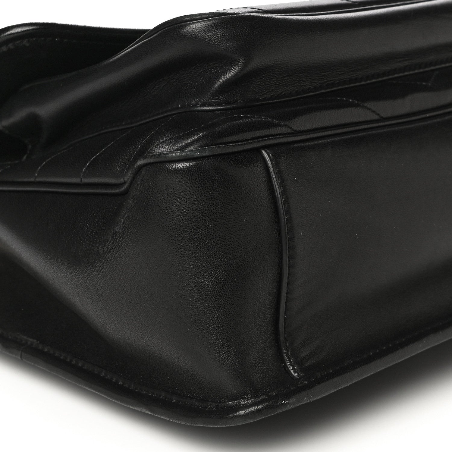 Saint Laurent Lambskin Matelasse Monogram Medium Niki Chain Satchel Black 17 of 33
