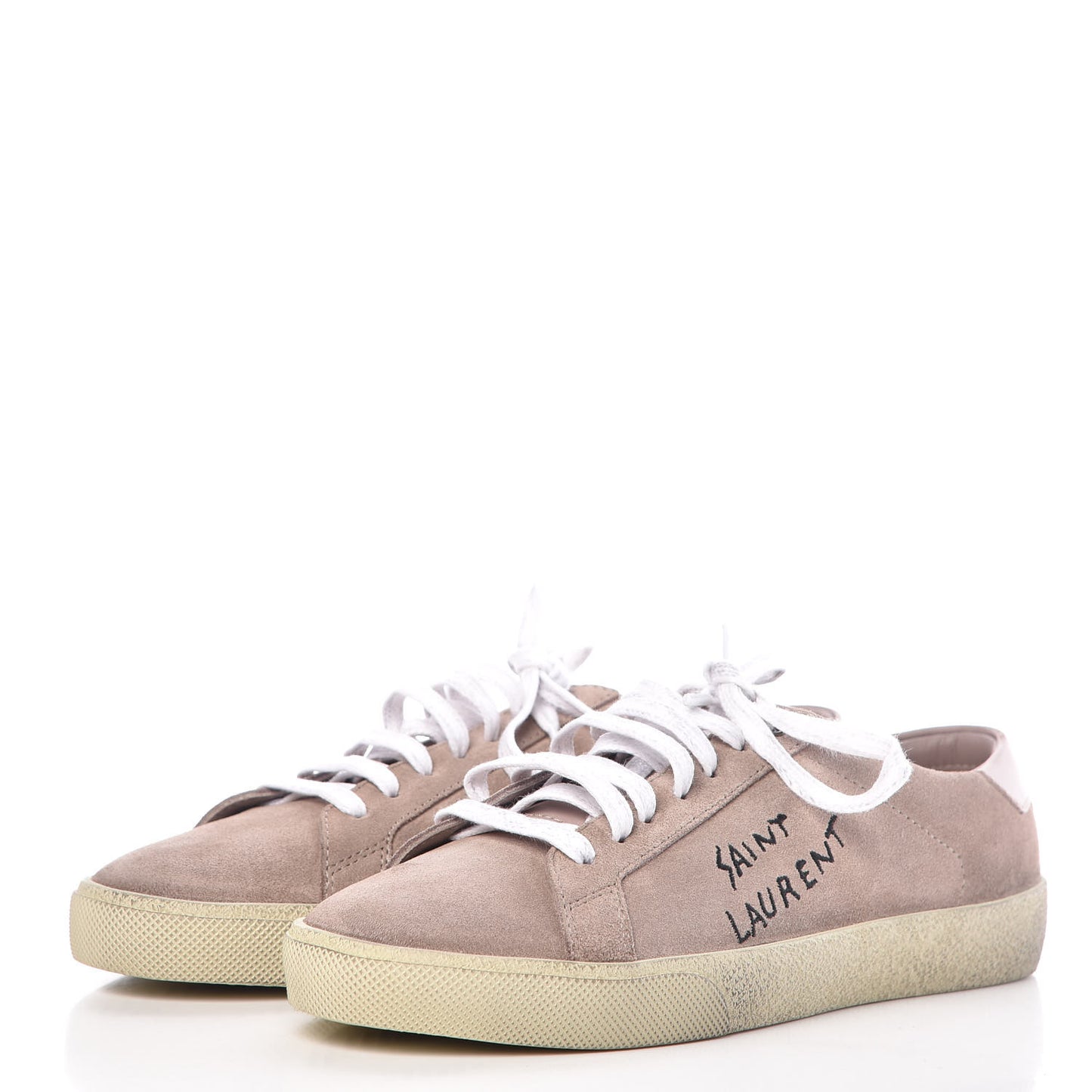 Distressed Suede Womens Court Classic Sneakers 39.5 Rose Antique