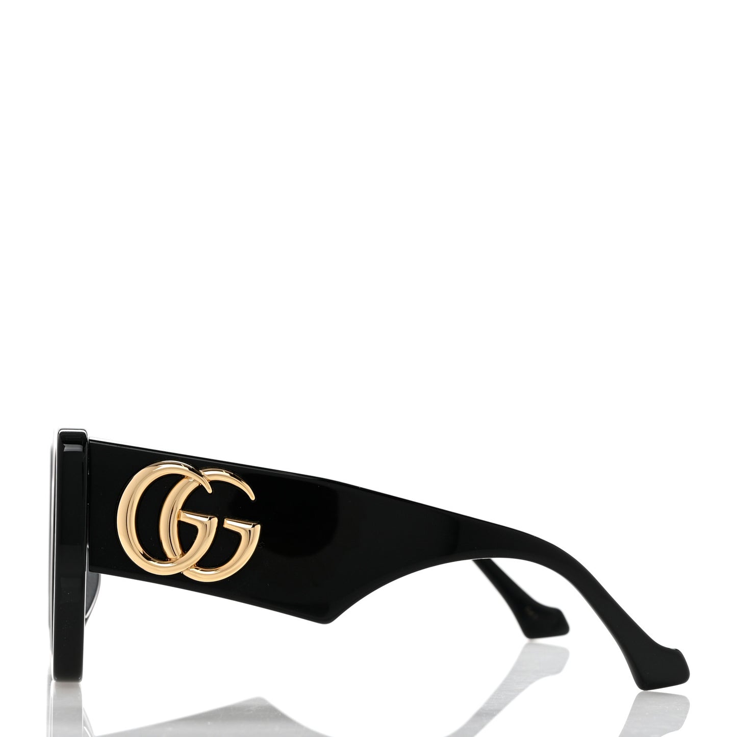 Acetate Square Frame Sunglasses GG0956S Black