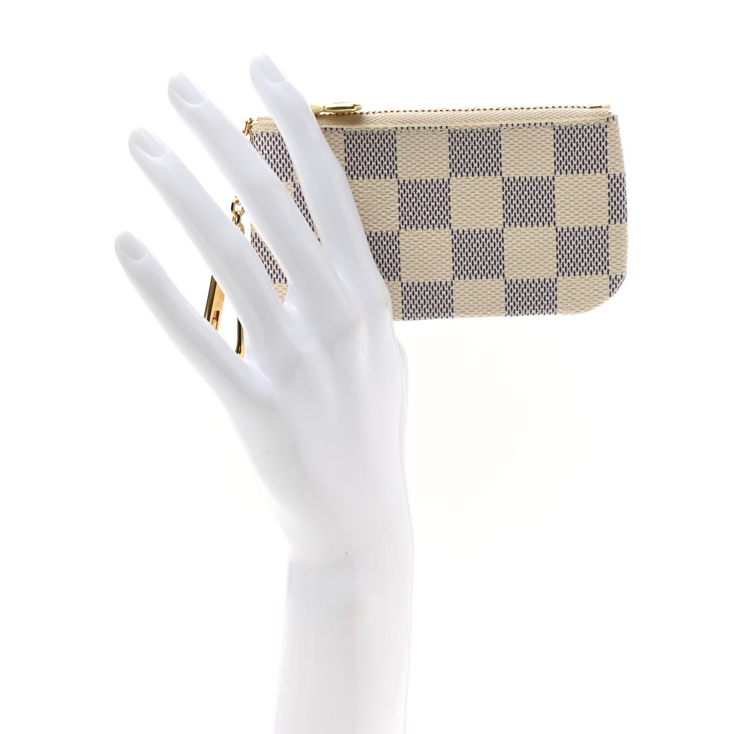 Louis Vuitton Damier Azur Key Pouch 2 of 7