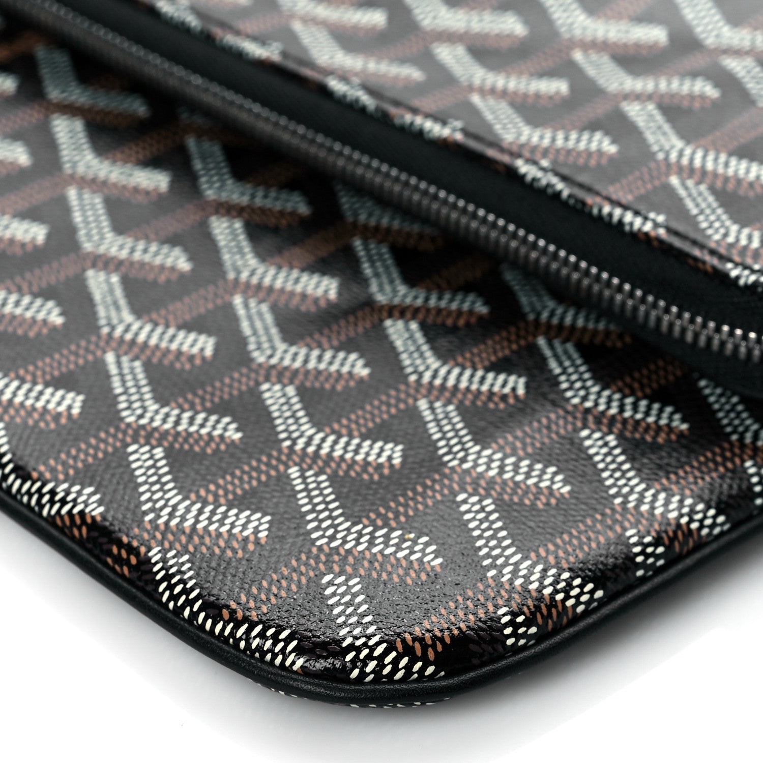 Goyard Goyardine Sainte Marie Soft Clutch Black 9 of 9