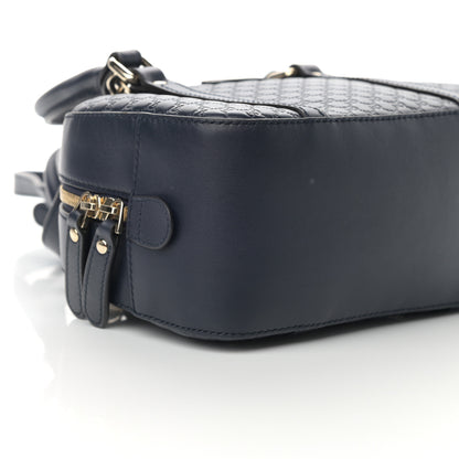 Gucci Soft Microguccissima Small Crossbody Bag Blue 9 of 14