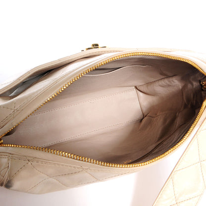Chanel Lambskin Quilted Camera Case Beige 5 of 8