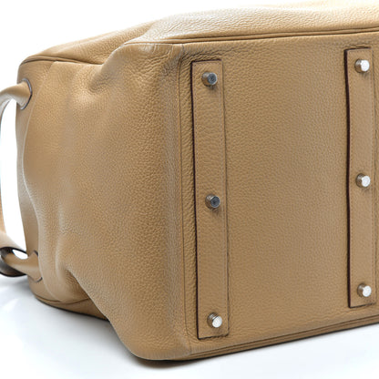 Hermes Taurillon Clemence Lindy 45 Tabac Camel 9 of 10