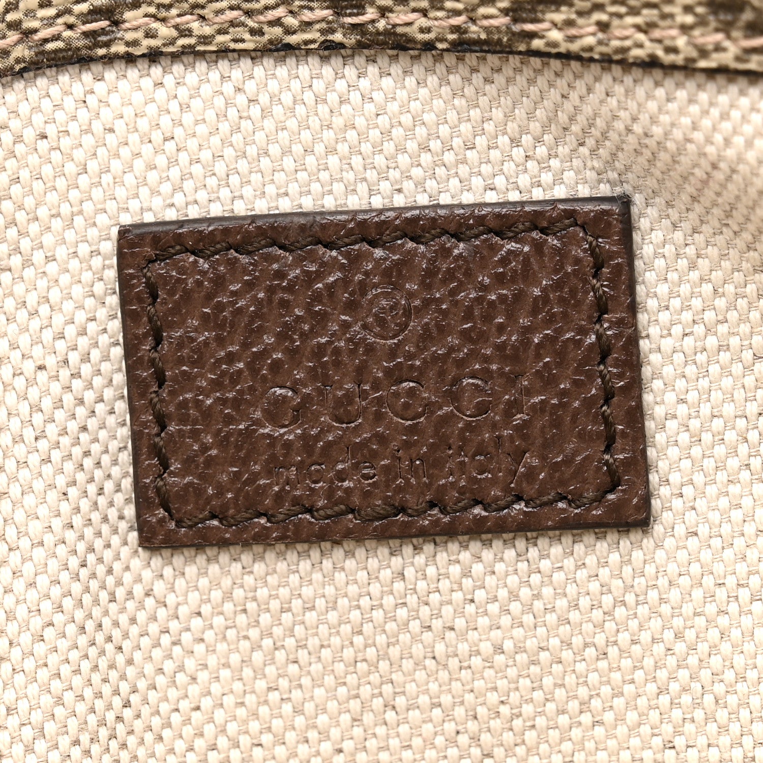 Gucci GG Supreme Monogram Neo Vintage Web Belt Bag Brown 6 of 10