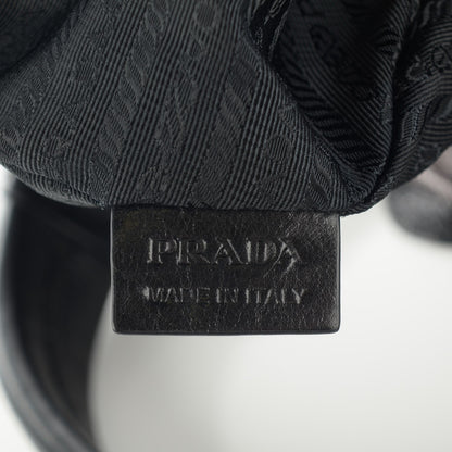 Prada Vitellino Mordo Hobo Grafite 7 of 8