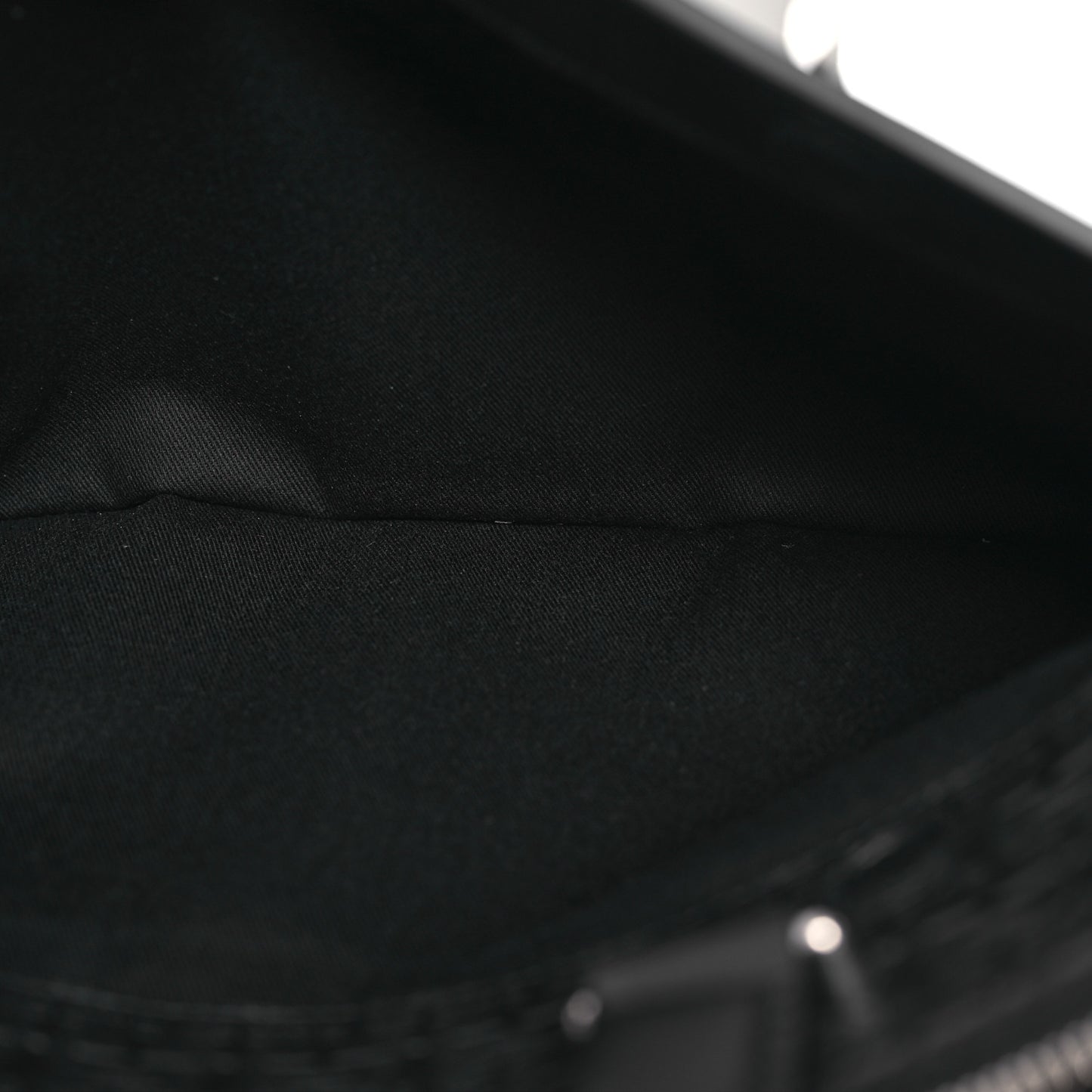 Calfskin Gancini Embossed Briefcase Black