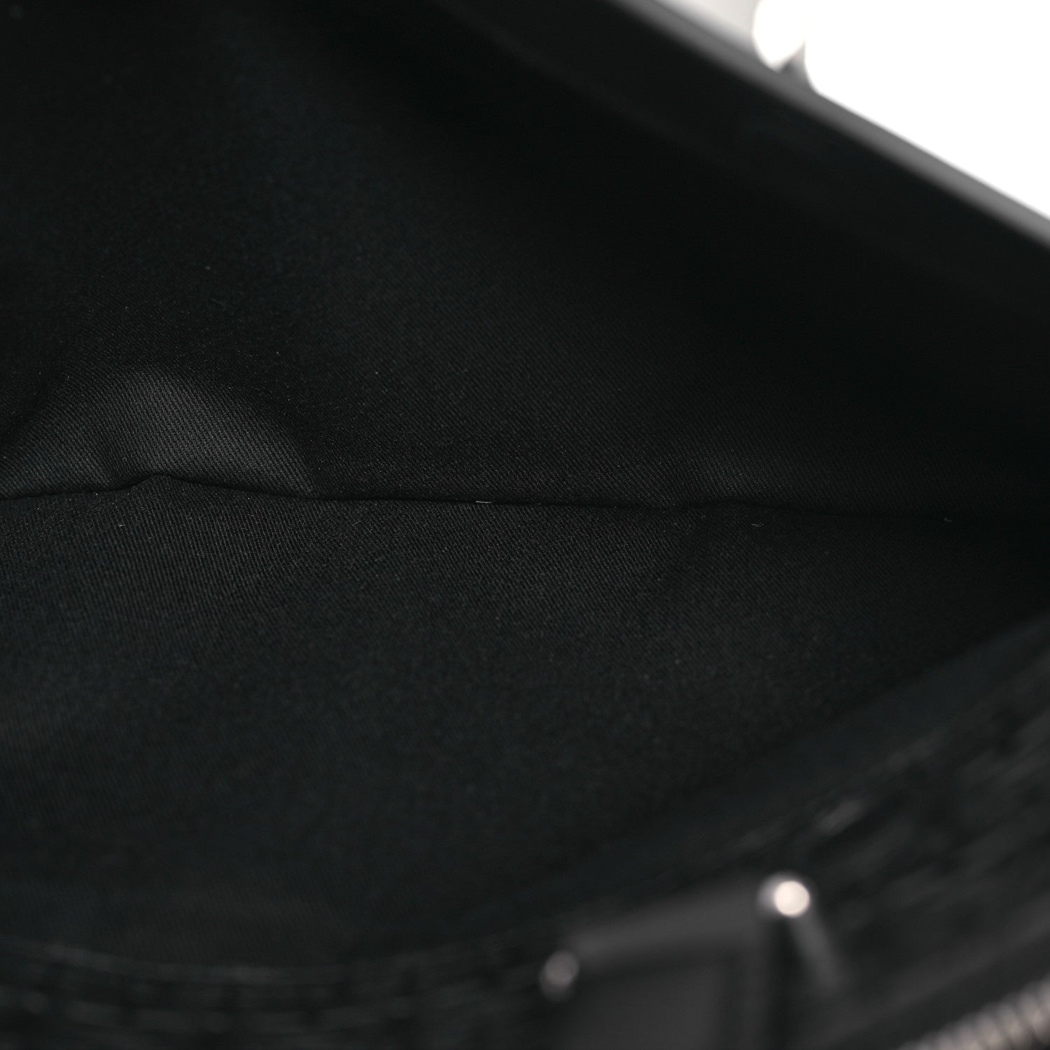 Salvatore Ferragamo Calfskin Gancini Embossed Briefcase Black 6 of 13