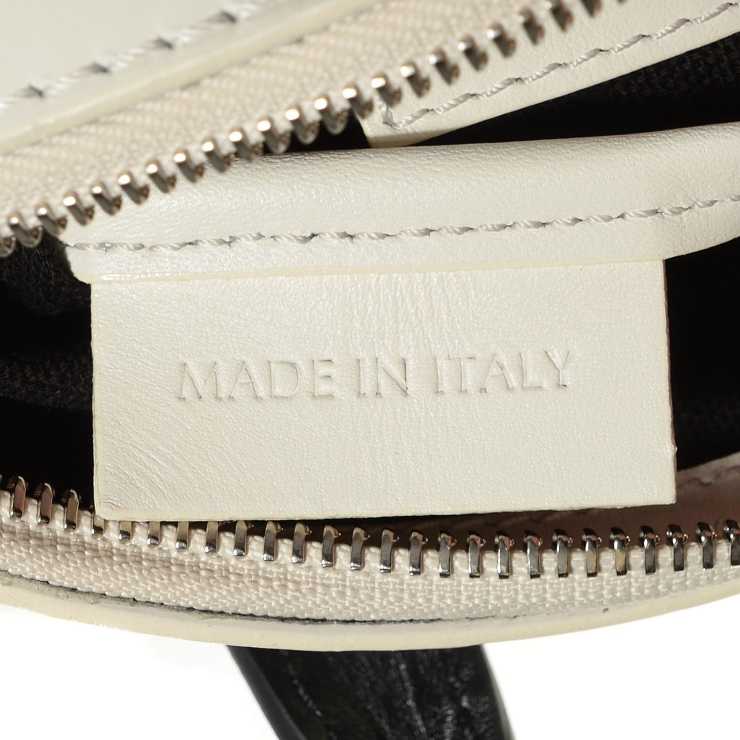 Soft Calfskin Whipstitched Mini Legend White