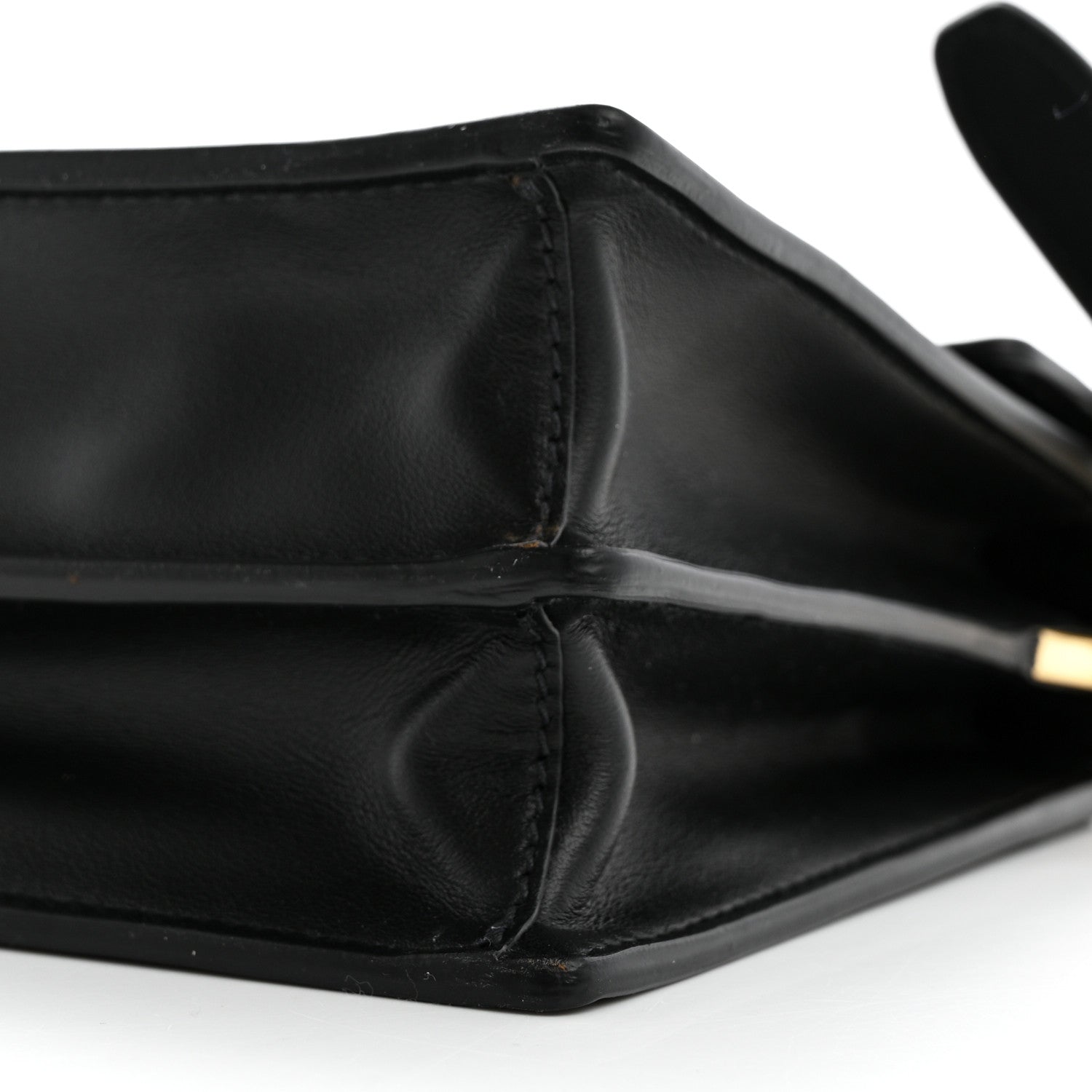 Prada Calfskin Soft Sound Charms Shoulder Bag Black 11 of 11