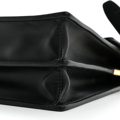 Prada Calfskin Soft Sound Charms Shoulder Bag Black 11 of 11