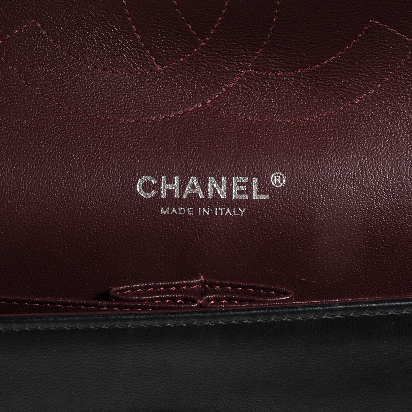 Lambskin Jumbo Double Flap Black
