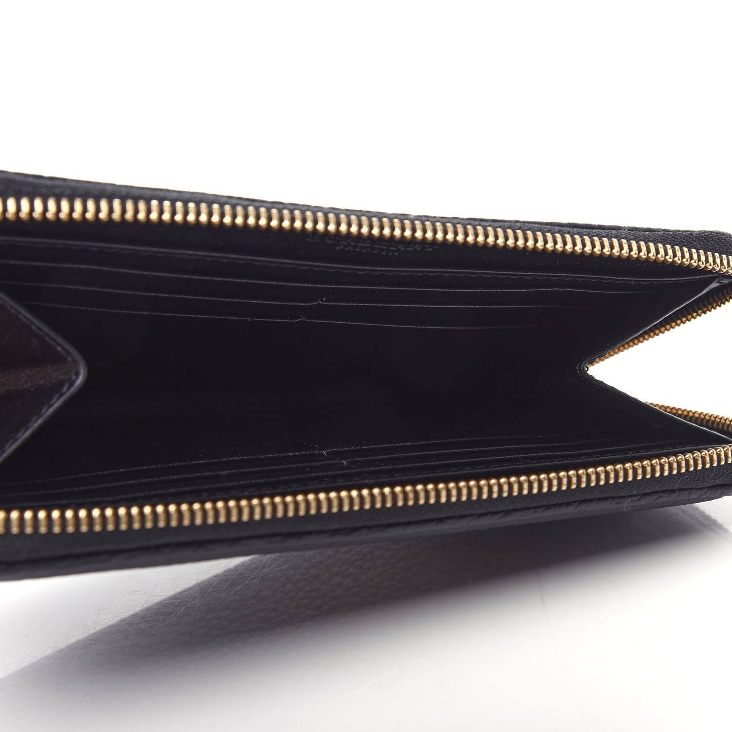 Burberry Grainy Calfskin Zip Around Wallet Black 5 of 8