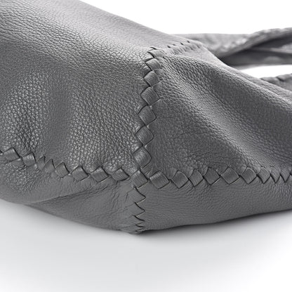 Bottega Veneta Cervo Deerskin Large Hobo New Grey 9 of 9