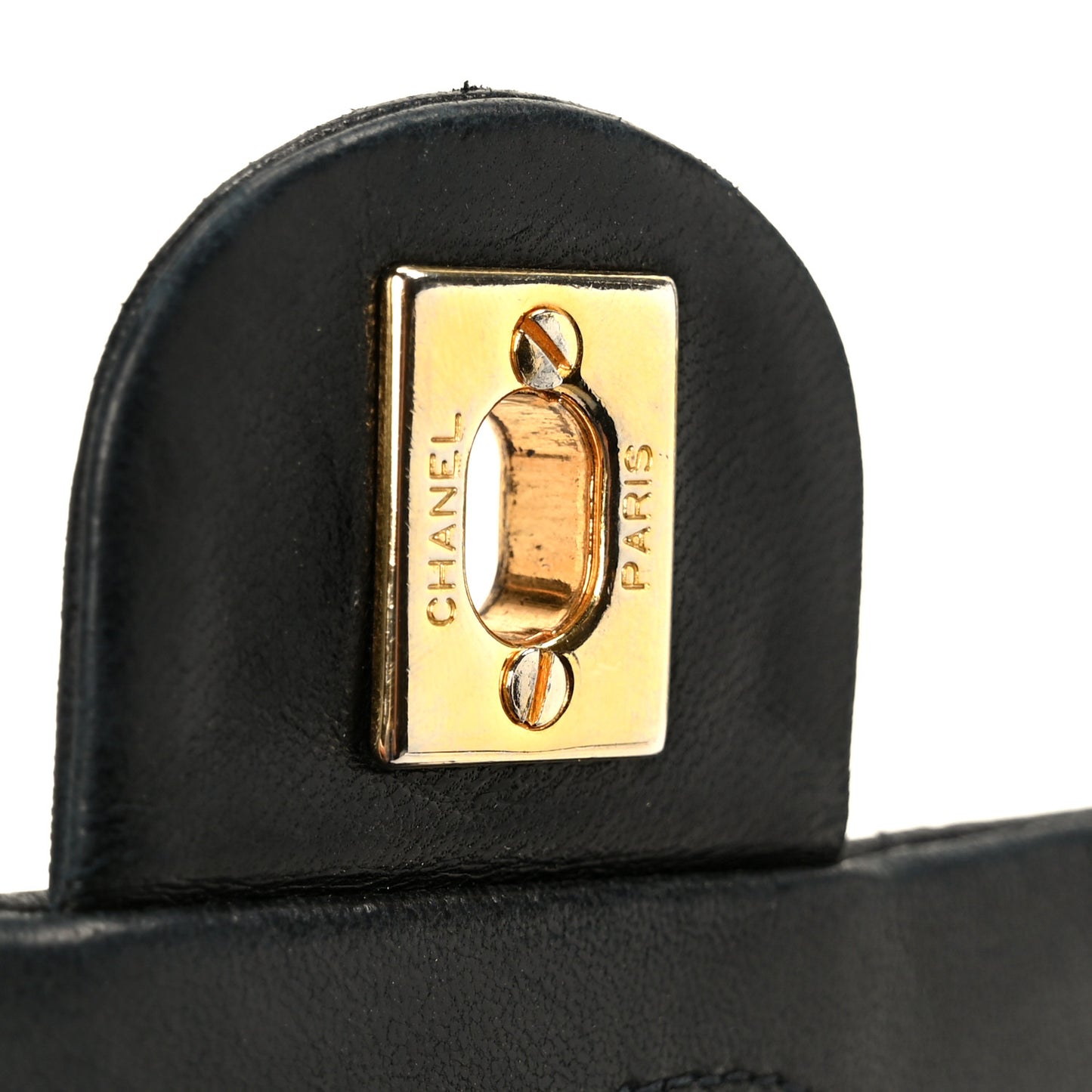 Lambskin Quilted Mini Square Flap Bag Black