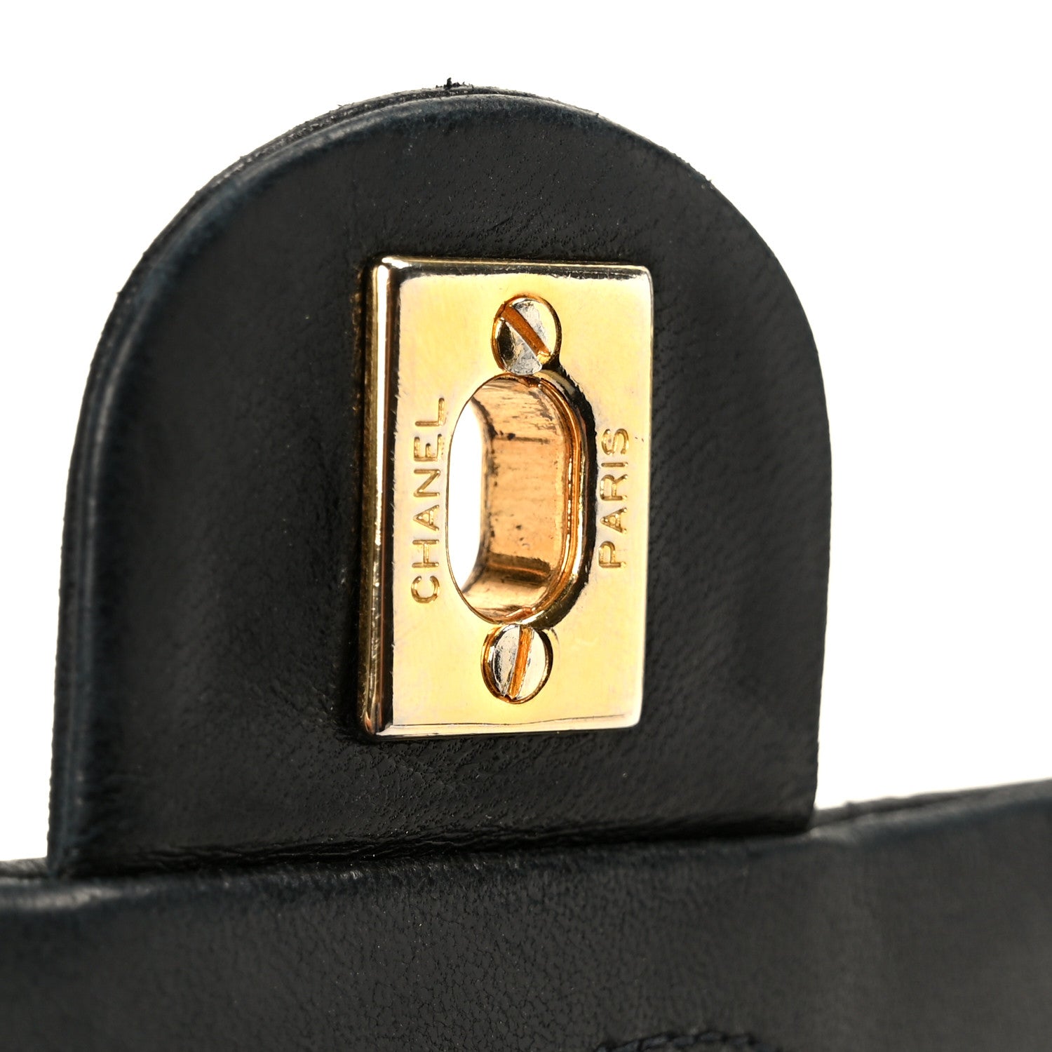 Chanel Lambskin Quilted Mini Square Flap Bag Black 7 of 12