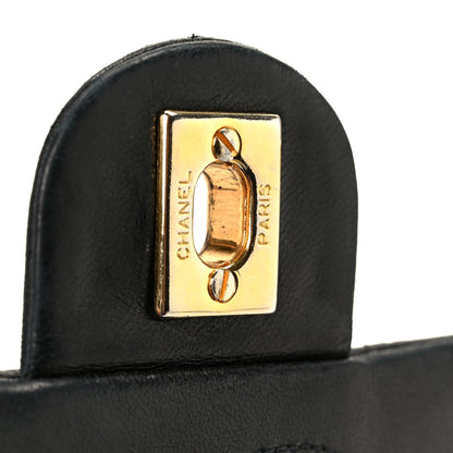 Chanel Lambskin Quilted Mini Square Flap Bag Black 7 of 12