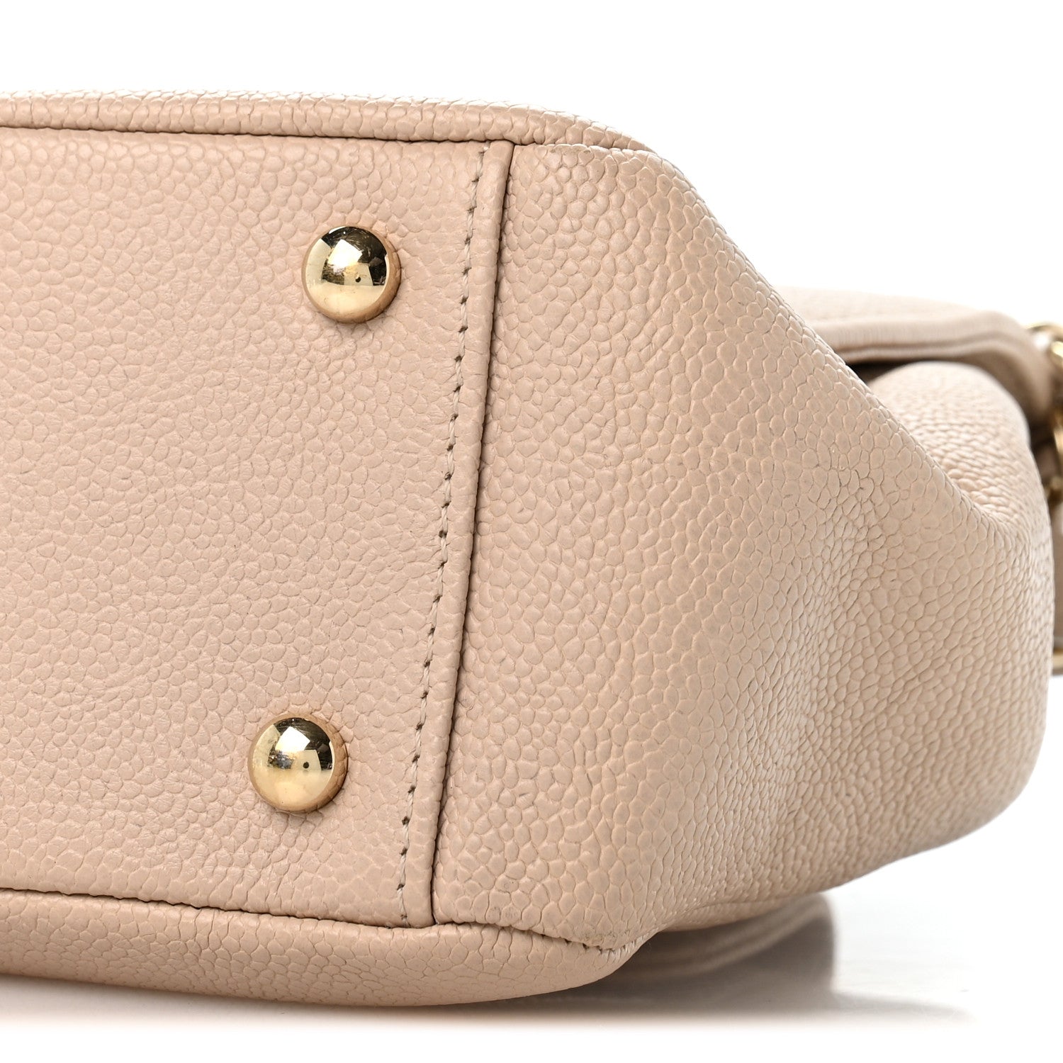 Chanel Caviar Quilted Flap Light Beige 10 of 13