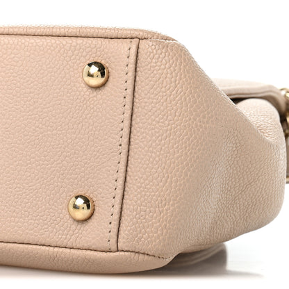 Chanel Caviar Quilted Flap Light Beige 10 of 13